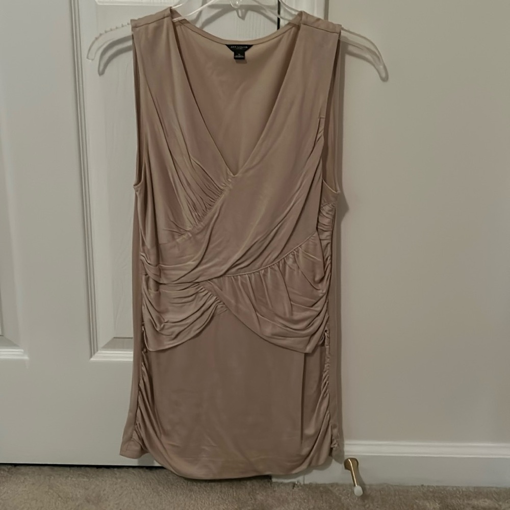 Tan work tank top